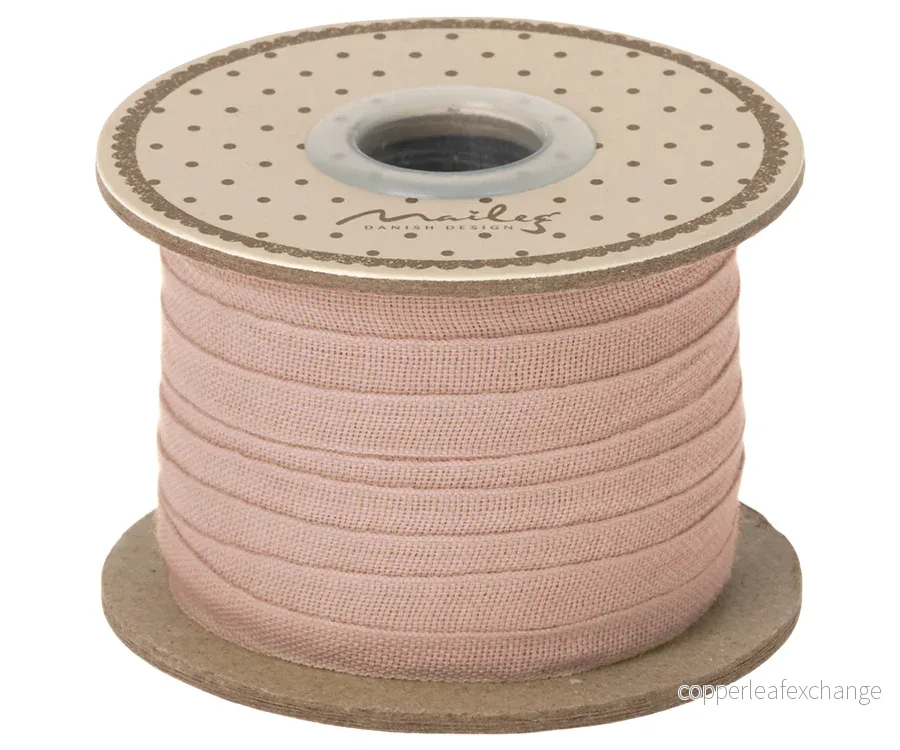 Maileg – Presentsnöre powder, ribbon 25 m snöre, rosa presentband