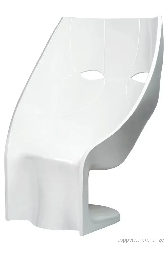 Fåtölj - NEMO FACE CHAIR, vit - Bild 3