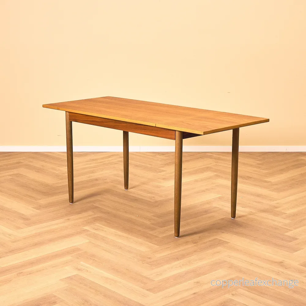 Svenskt rektangulärt bord i teak och bok - Bild 2