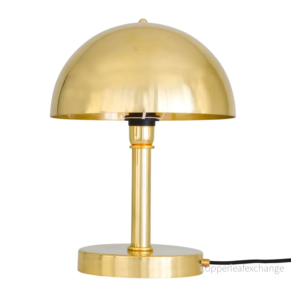 TURKU – Modern Brass Dome Table Lamp TURKU – Modern Brass Dome Table Lamp
