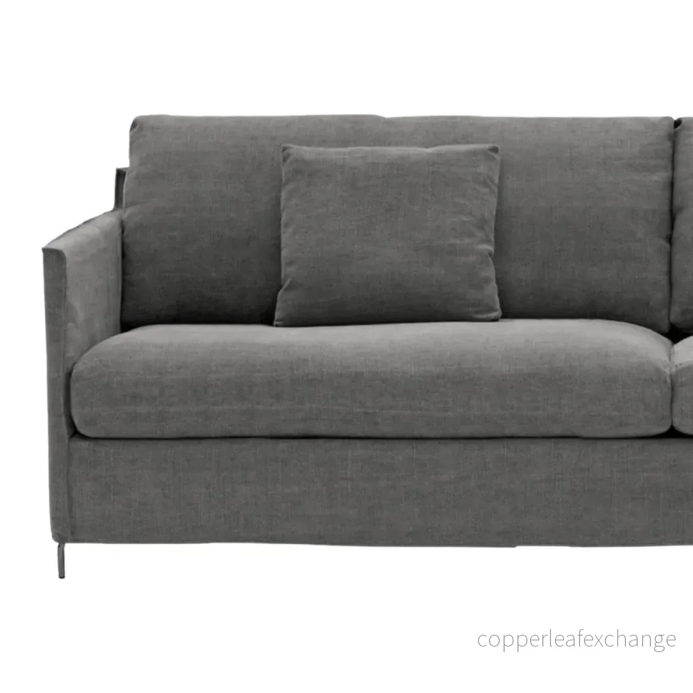 Soffa Petito 3-sits, Tristan Grey - Bild 2