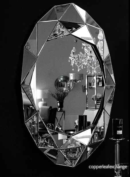 Oval spegel
