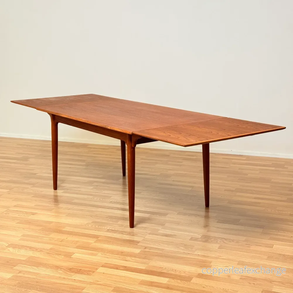 Dansk rektangulärt matbord i teak av Omann Jun möbelfabrik a/s - Bild 2