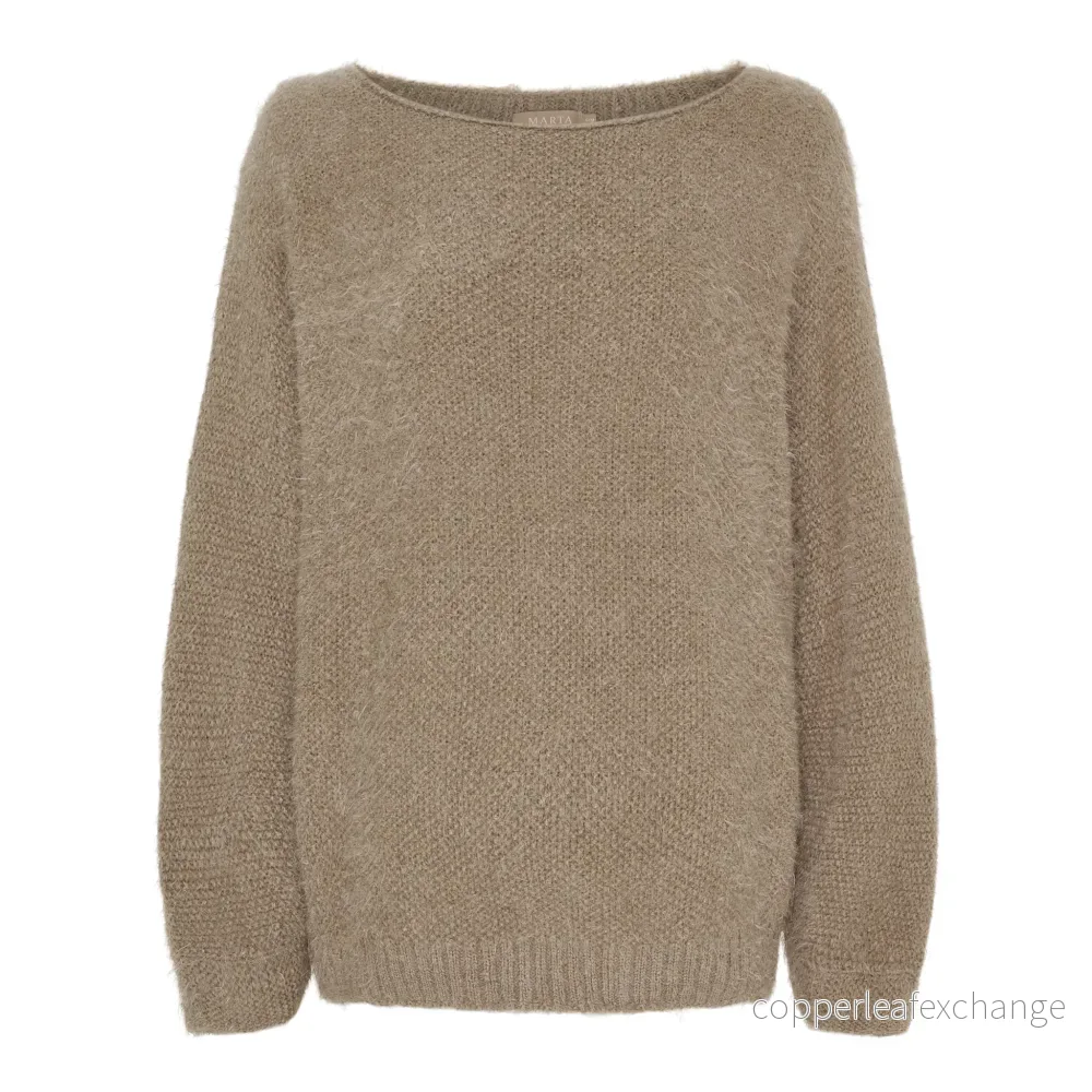 Mdc Anouk Knit Dark Fango Mdc Anouk Knit Dark Fango