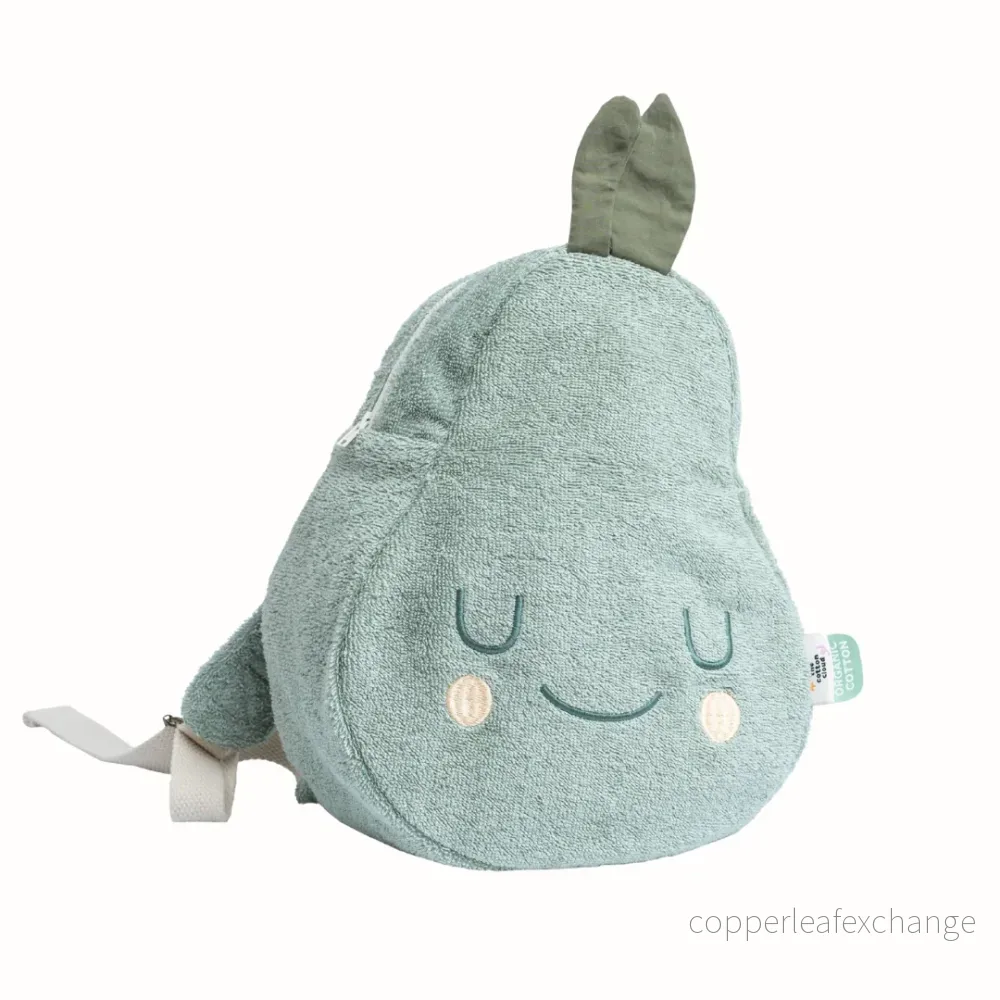 Barnryggsäck Pedro Pear i frotté Barnryggsäck Pedro Pear i frotté