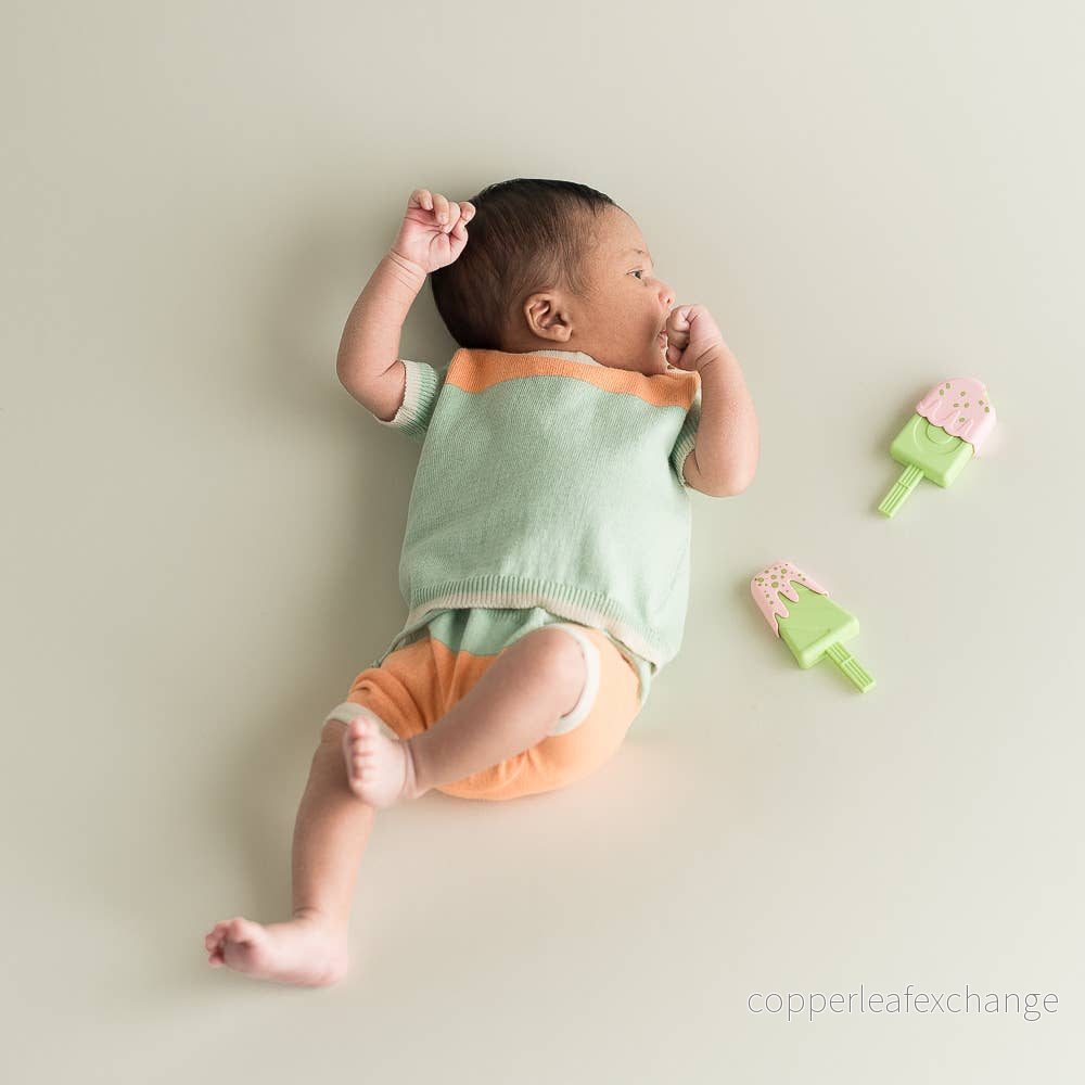 Babyset Mint i ekologisk bomull | Micu Micu - Bild 3