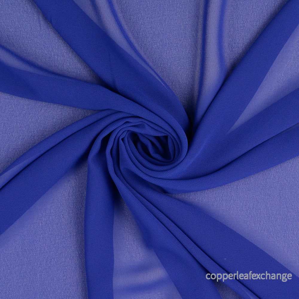 Chiffon – Polyester – Matt – Blue – 5027 Chiffon – Polyester – Matt – Blue – 5027