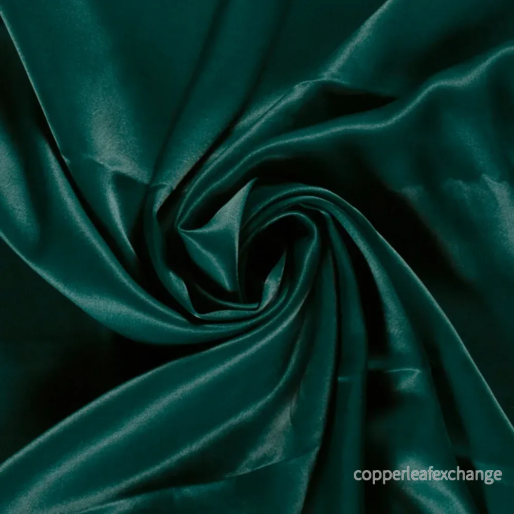 Viscose – Satin – Beautiful fall – Luster – Petrol – 024