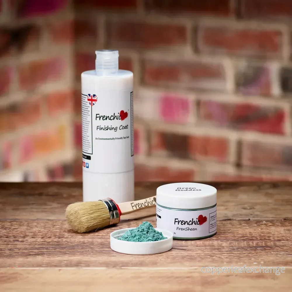Grönt metallpigment + Finishing Coat – paket Grönt metallpigment + Finishing Coat – paket
