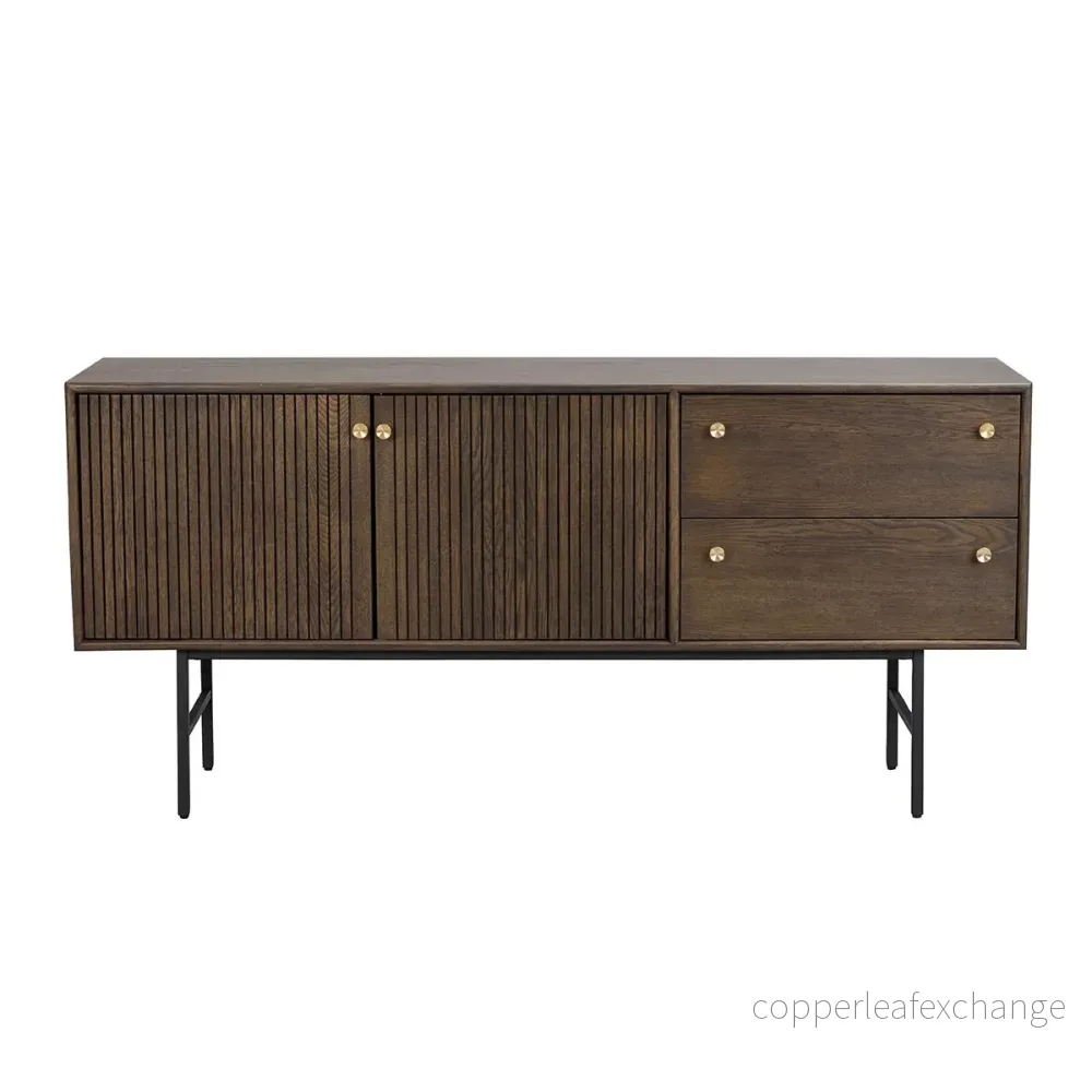 Sideboard Clearbrook, Lackad brunbetsad ek - Bild 2