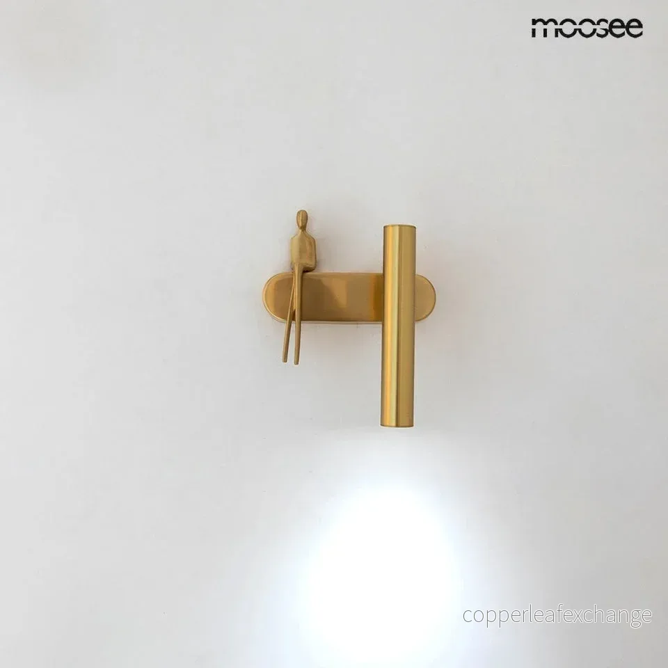 Vägglampa MOOSEE - BOY TUBE R, guld - Bild 2