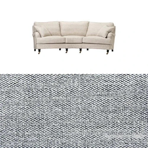 Klädsel till soffa Englesson Howard 3.5-sits medium svängd Tyg Bergamo
