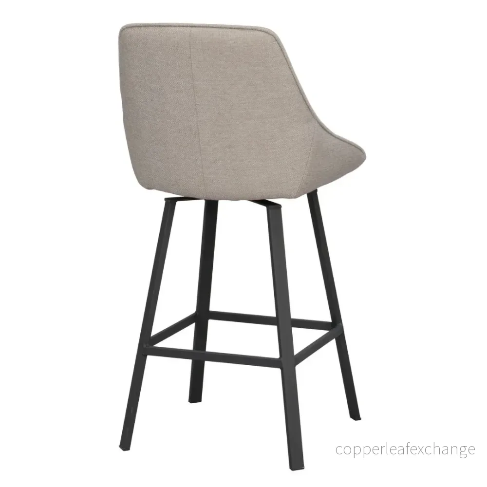 Barstol Alison med snurrfunktion Beige, 2-pack - Bild 3