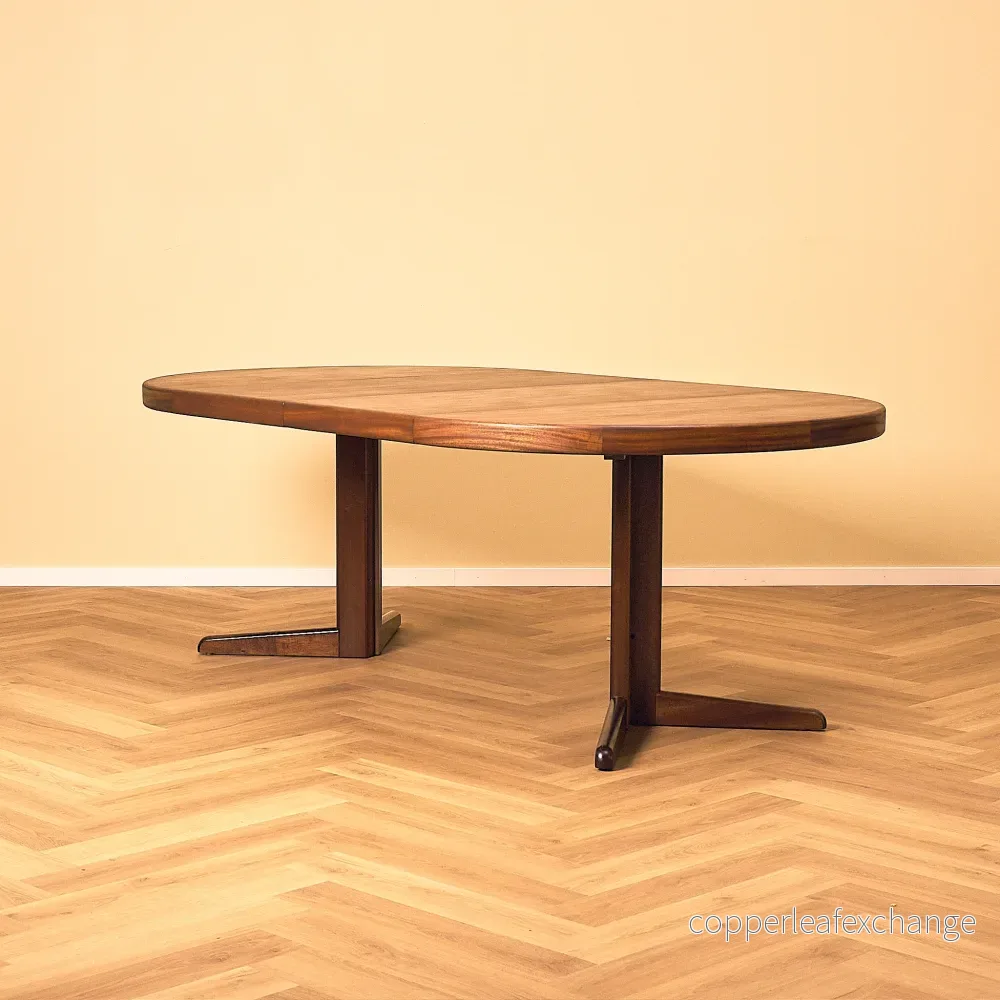 Danish round dining table in mahogany by Bramin - Bild 2