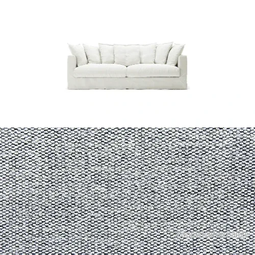 Klädsel till soffa Decotique Le Grand Air 3-sits Tyg Bergamo - Bild 2