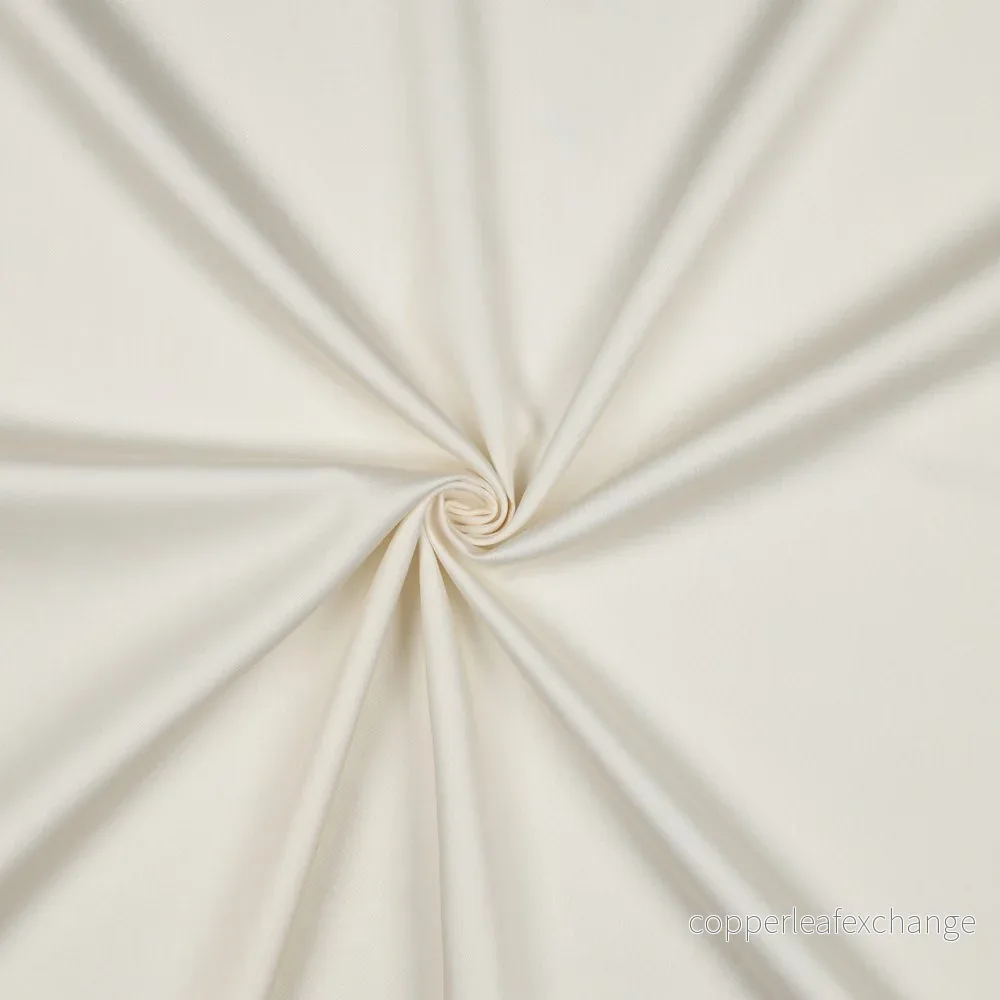 Cotton satin – Fine Luster, Soft – Ecru – 003