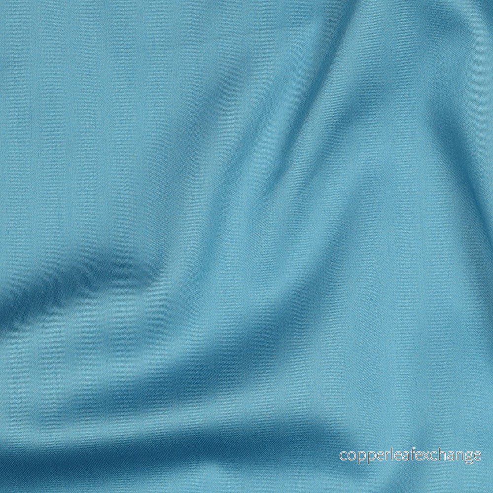 Cotton satin - Fine Luster, Soft - Frost blue - 042 - Bild 2