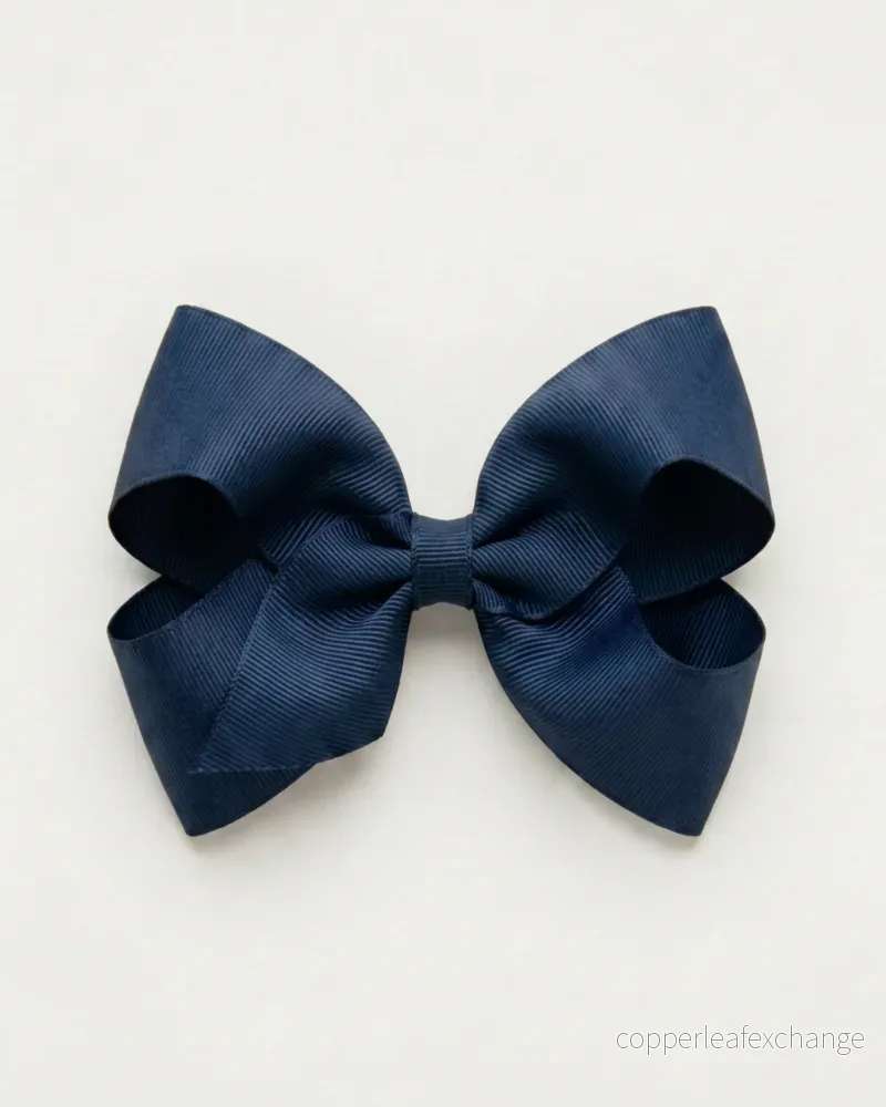 Stor hårrosett, dark blue Stor hårrosett, dark blue