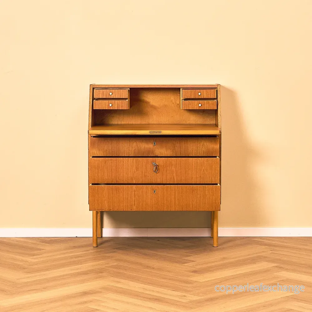 Teak Secretary Writing Desk - Bild 2