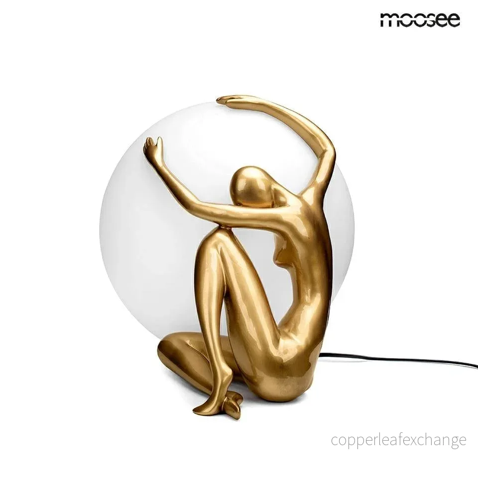 Golvlampa MOOSEE - UOMO 50, guld - Bild 2