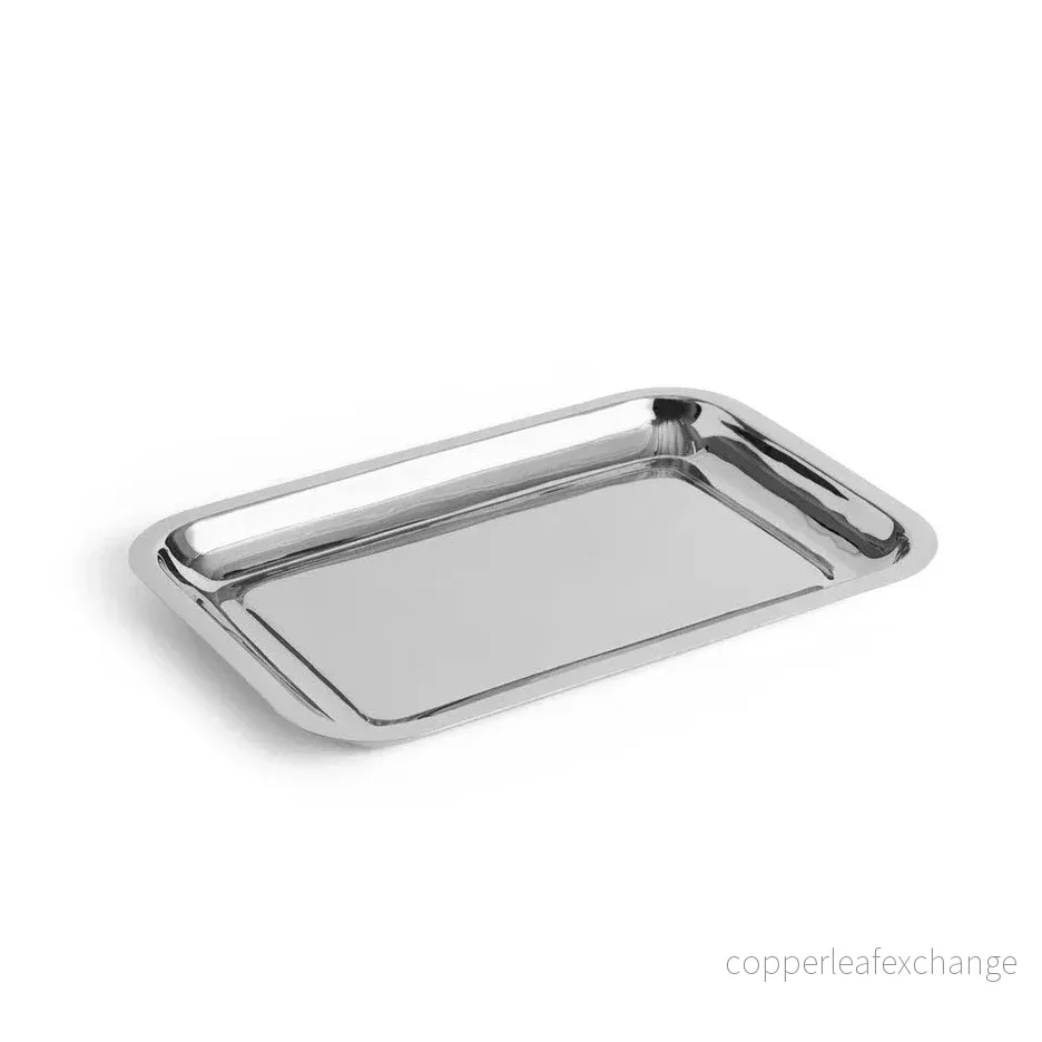 Essential Steel rektangulär bricka 26 × 18 cm, rostfritt stål