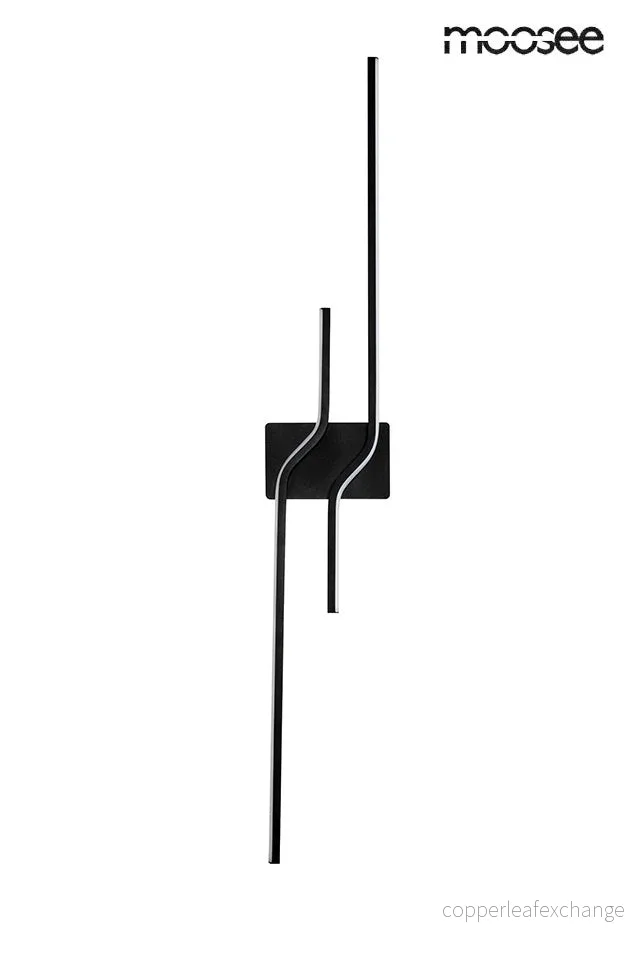 Vägglampa MOOSEE – ROCHE 100, svart Vägglampa MOOSEE – ROCHE 100, svart