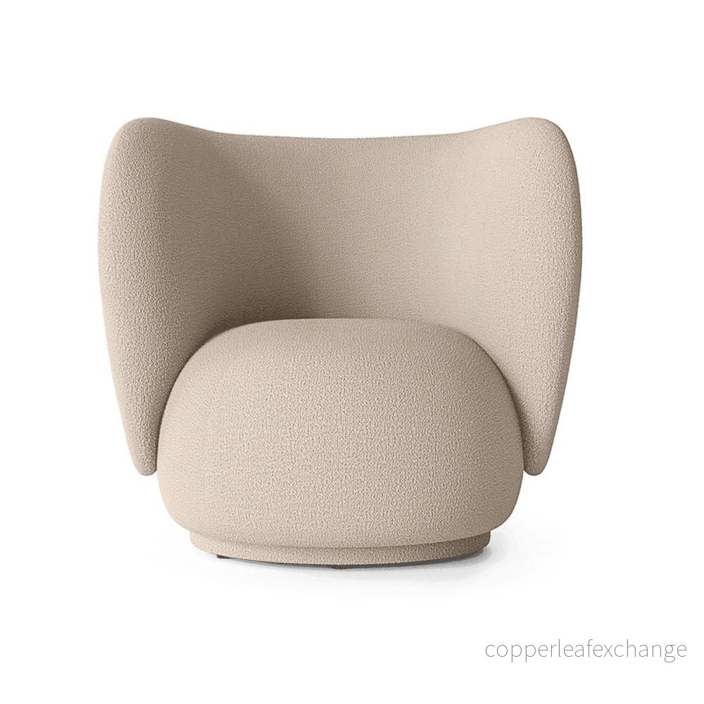 Fåtölj Rico Lounge, Wool Boucle Natural Fåtölj Rico Lounge, Wool Boucle Natural