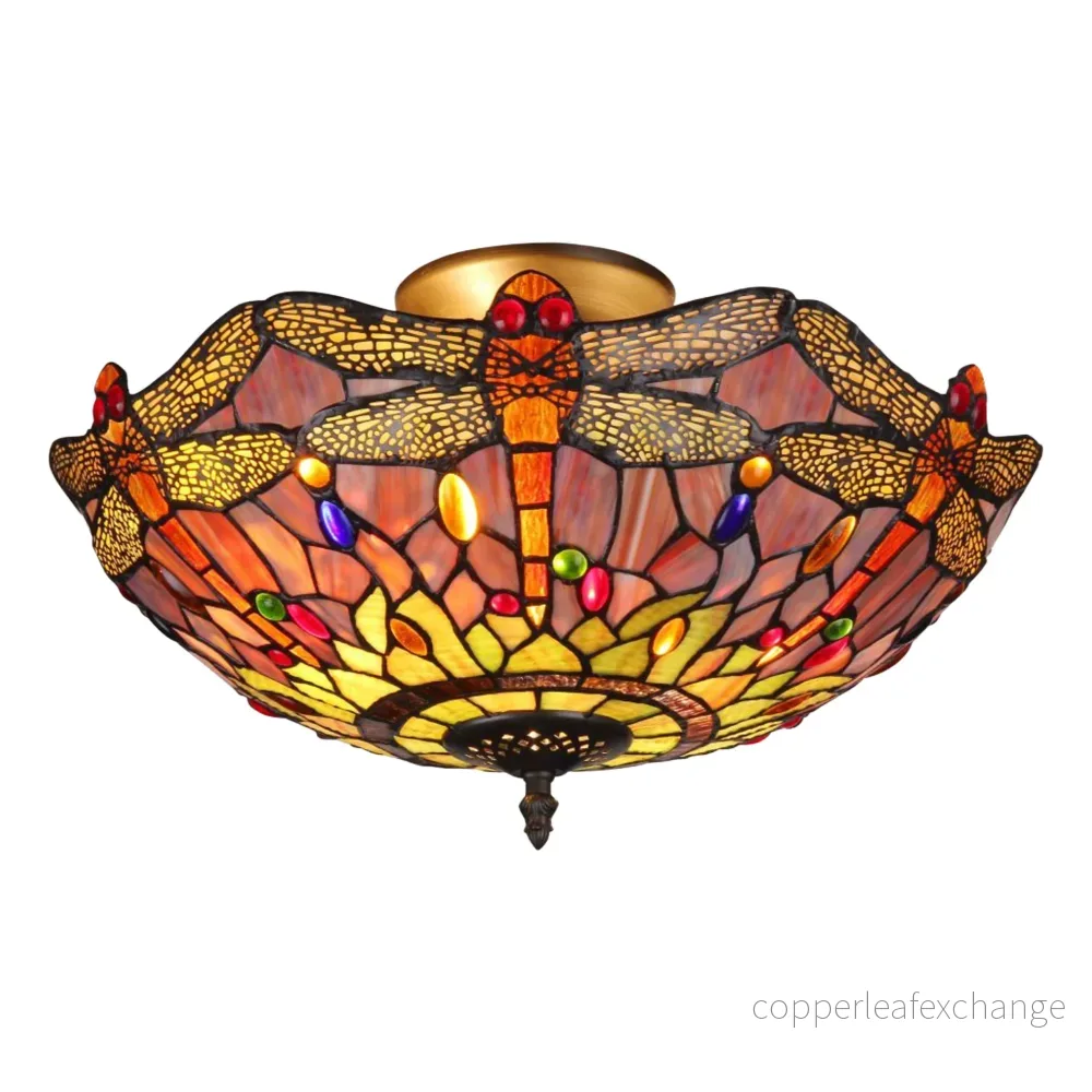 TROLLSLÄNDA HARMONI Tiffany Plafond. Diam 40cm TROLLSLÄNDA HARMONI Tiffany Plafond. Diam 40cm