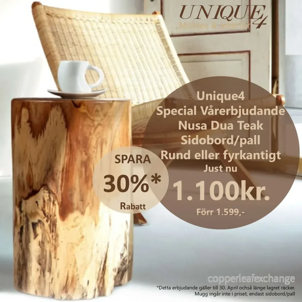NUSA DUA Sidobord/Pall Teak