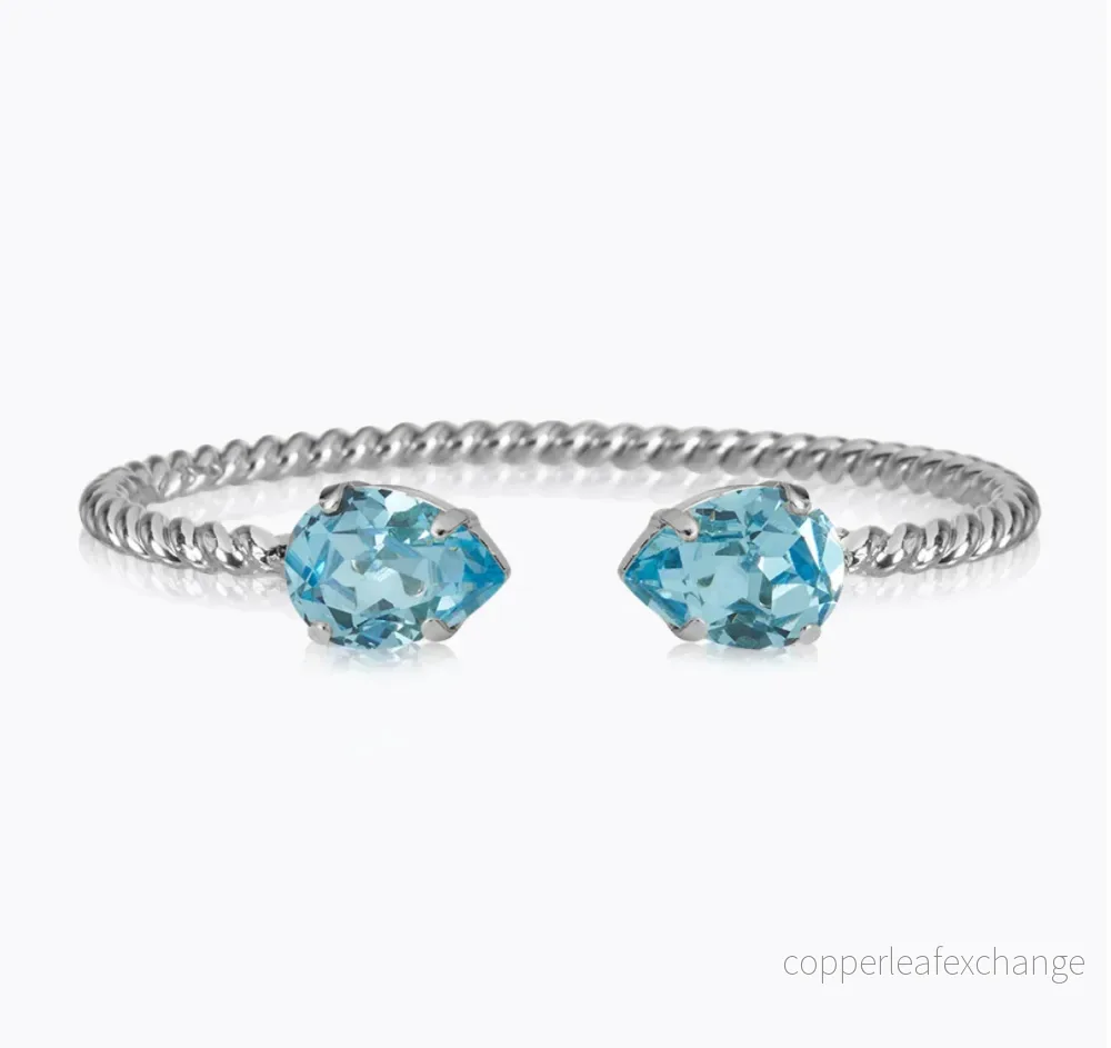 CS MINI DROP BRACELET aquamarine