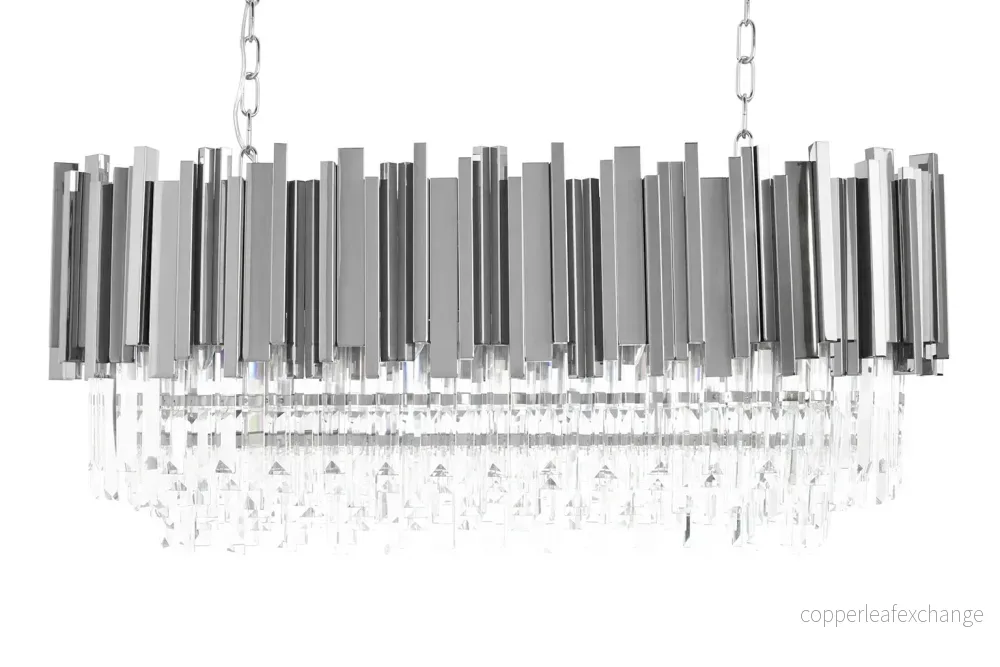 Taklampa - IMPERIAL LONG SILVER 90