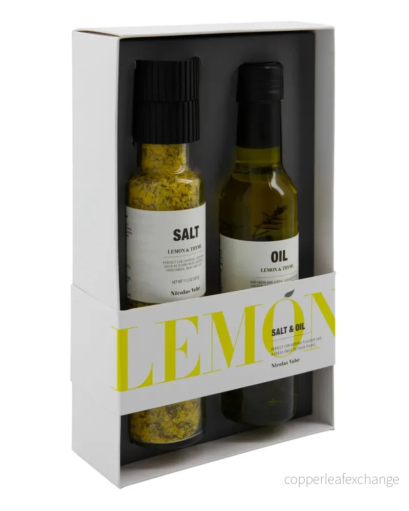 Gift box, Salt & oil, Lemon, 330|25 g|cl - Bild 2