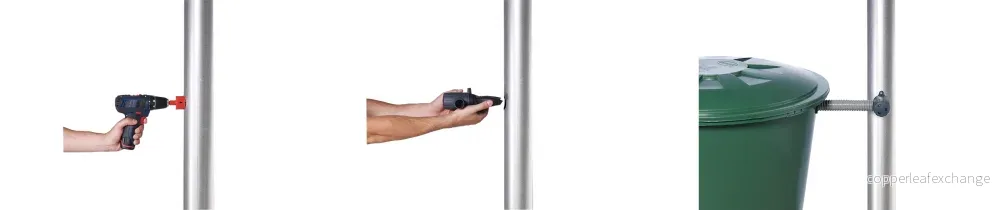 Stuprörsanslutning till regnvattentunna - Bild 3