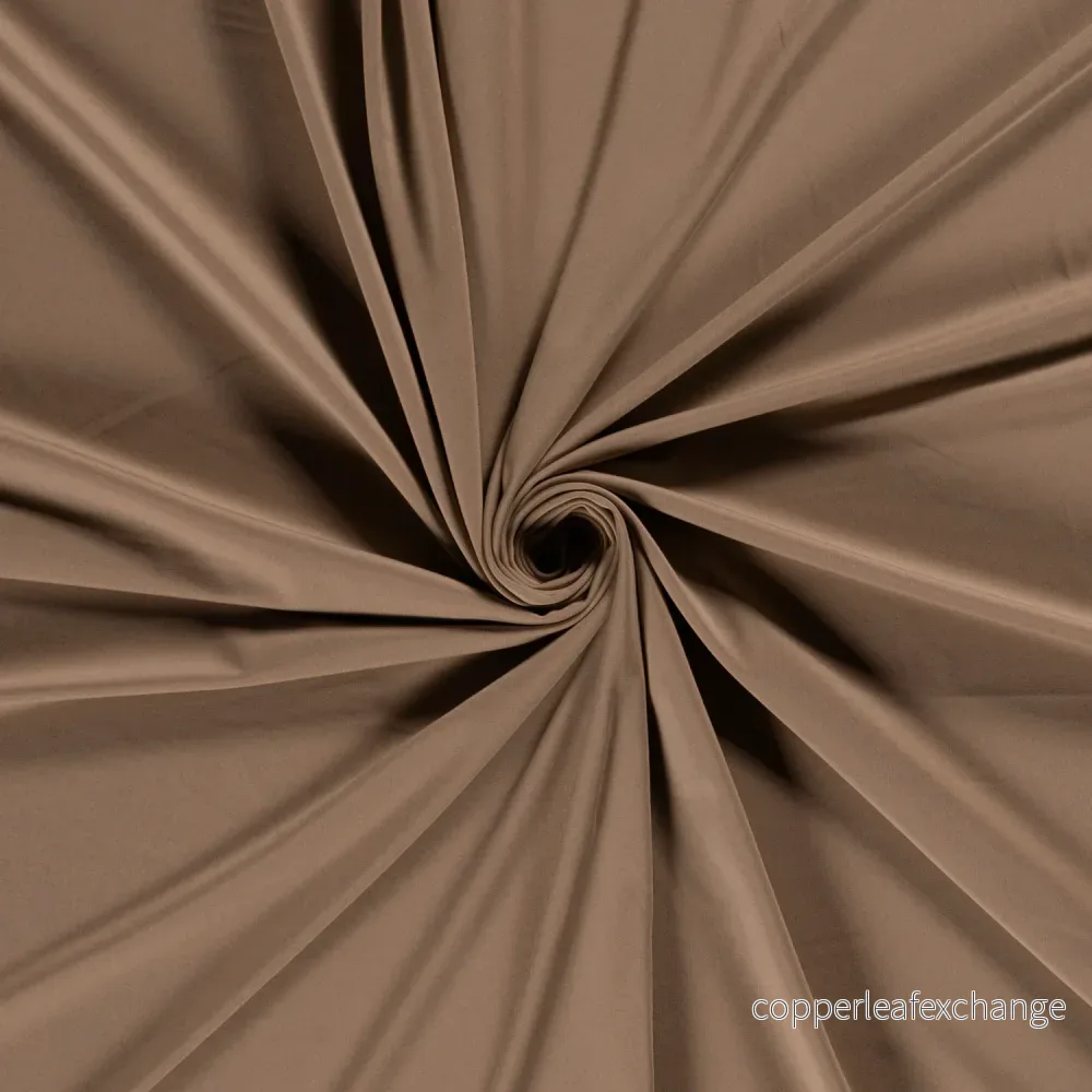 Sports fabric - Four-way stretch - Polyester - Taupe - Bild 3