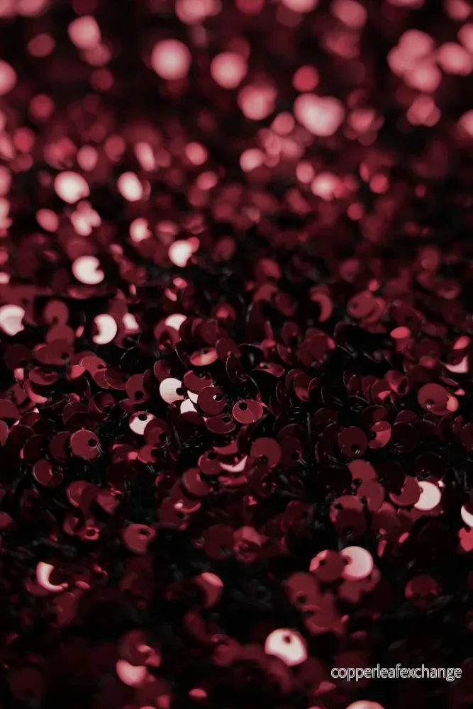 Sequins - Stretch - Velor - Burgundy - 2456 - Bild 3