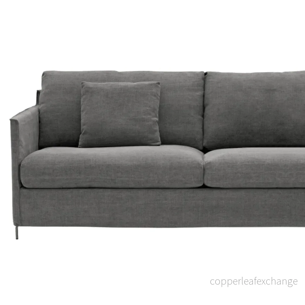 Soffa Petito 4-sits, Tristan Grey (delad) - Bild 2