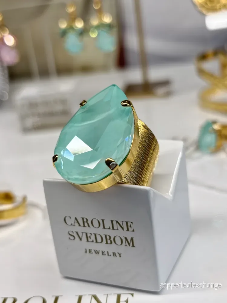 CAROLINE SVEDBOM PERFECT DROP RING SOFT MINT - Bild 3