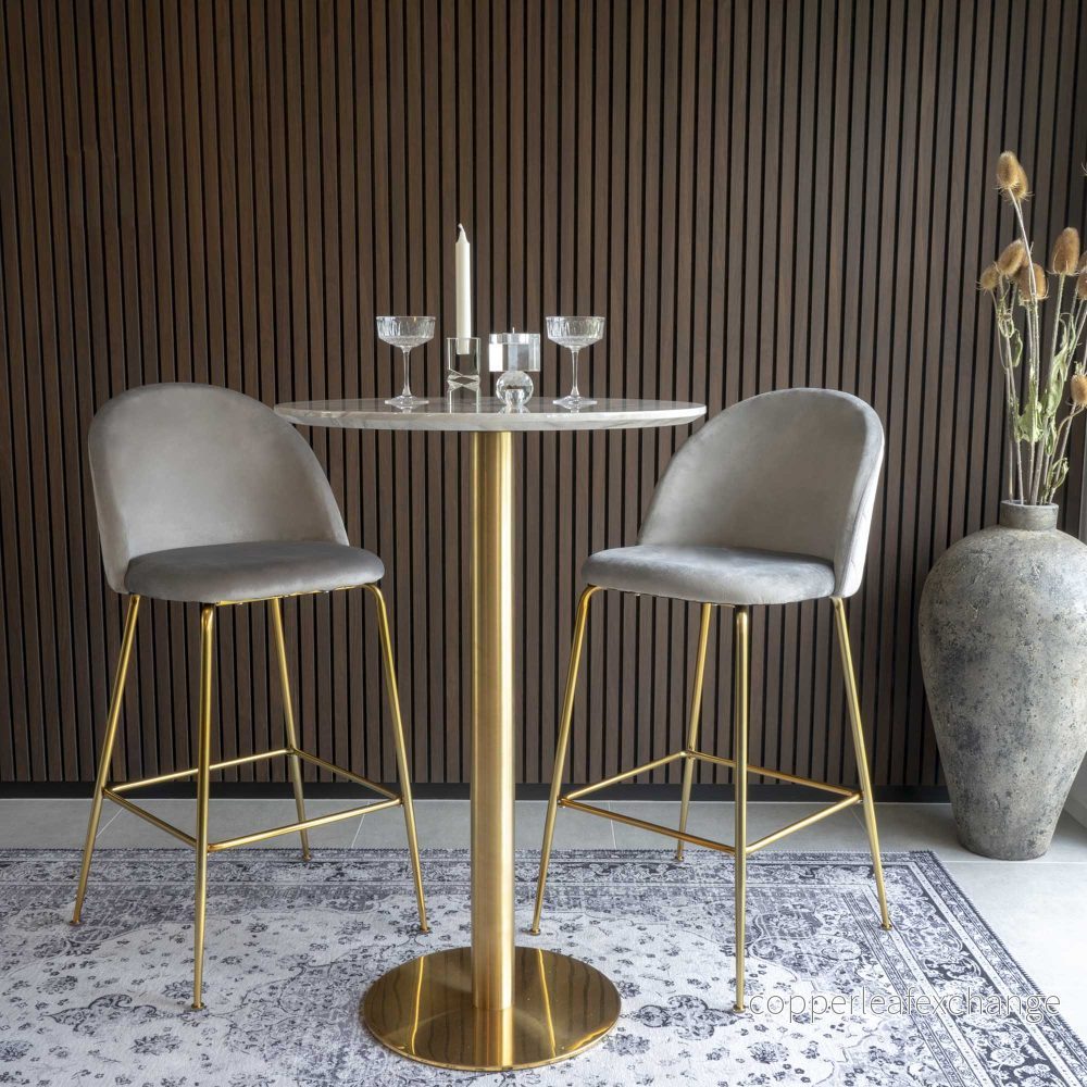 BOLZANO Barbord Marmor  70 cm