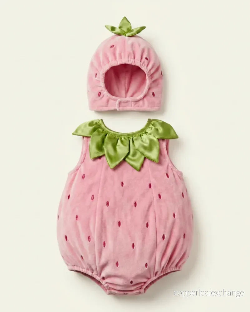 Jordgubbsdräkt, rosa