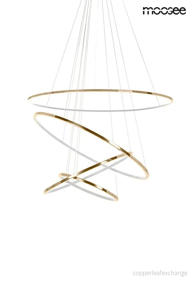 Taklampa MOOSEE - RING SLIM M, guld - Bild 2
