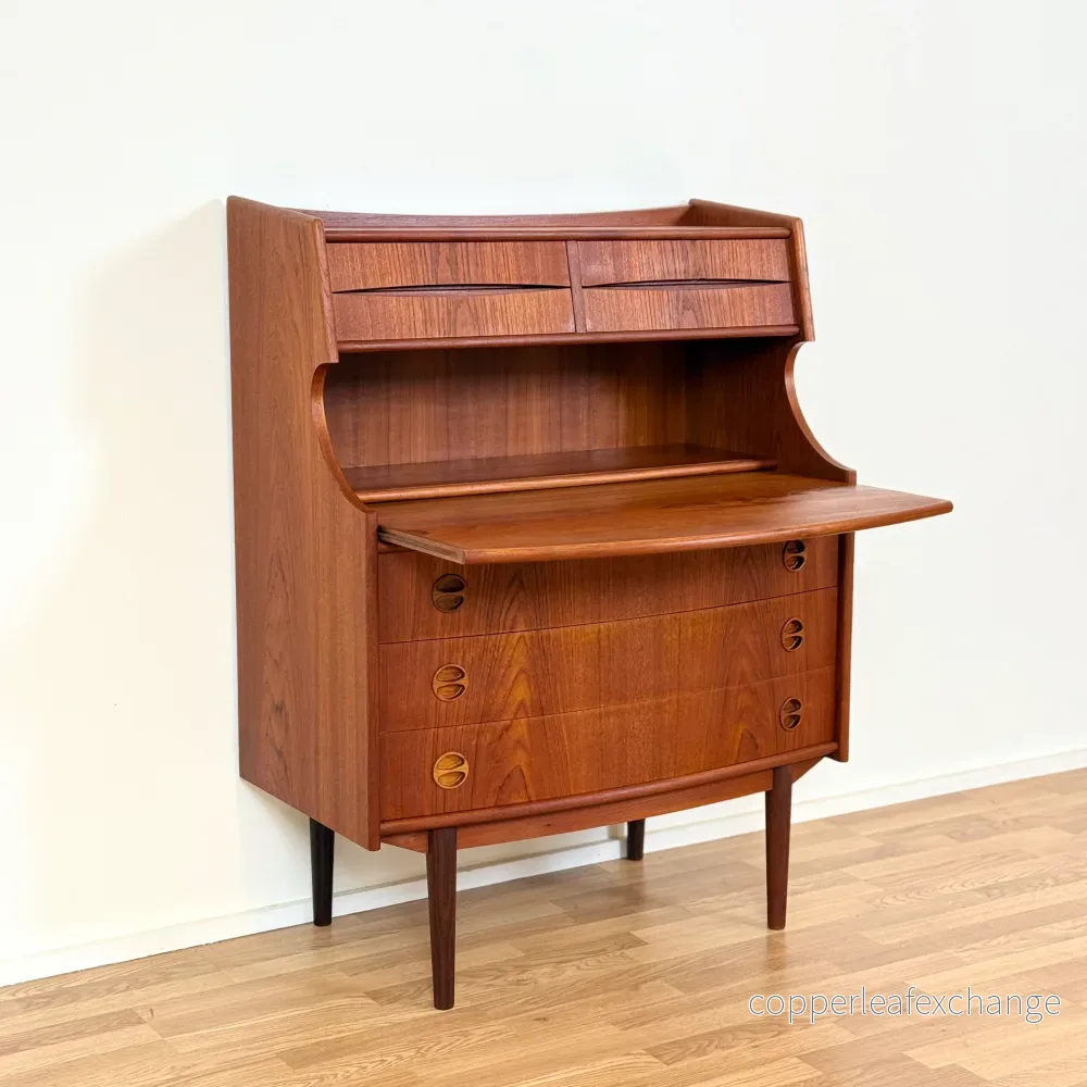 Sekretärskåp av GV Møbler i teak, 1950-60-tal, Danmark - Bild 3