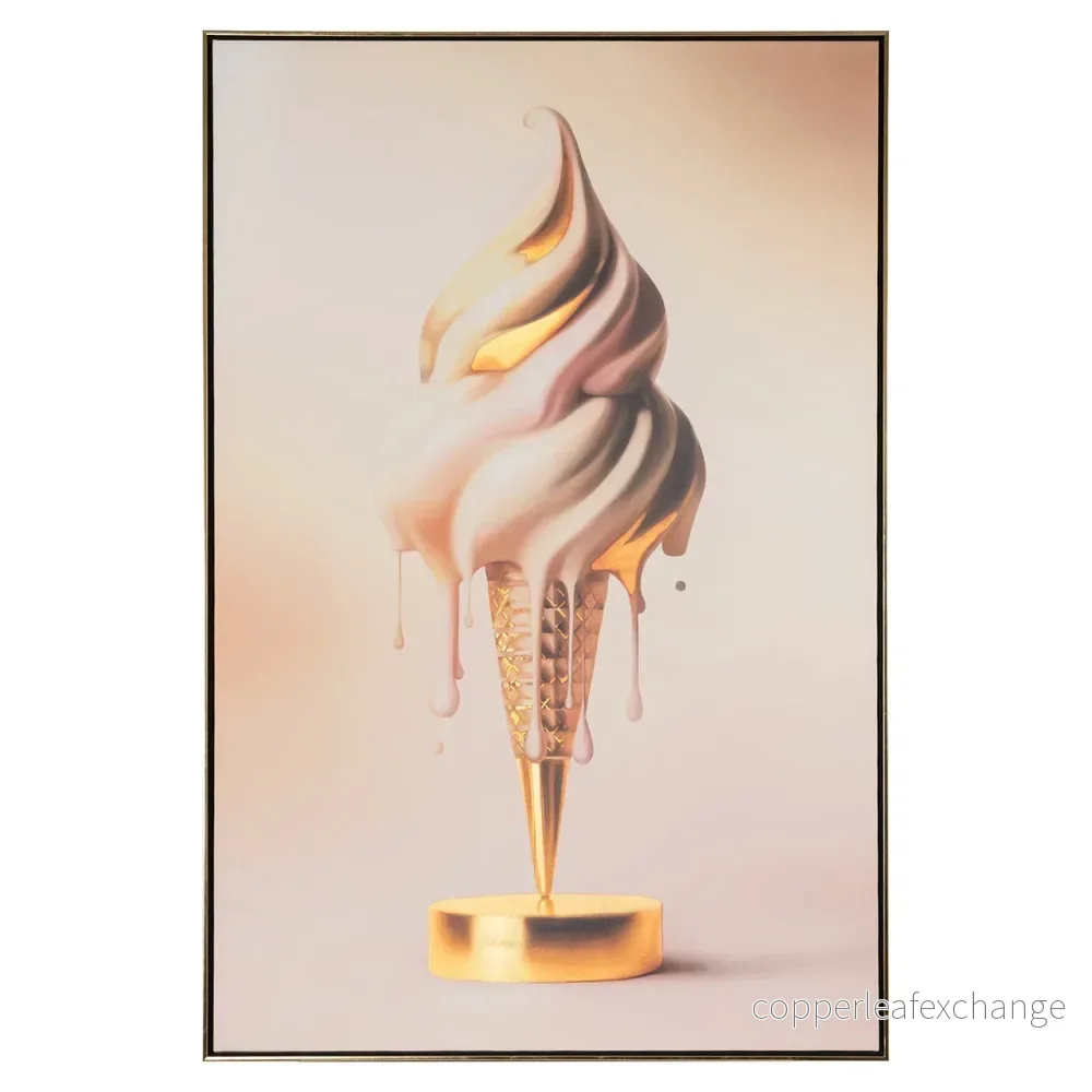 Tavla Icecream (Guld) Tavla Icecream (Guld)