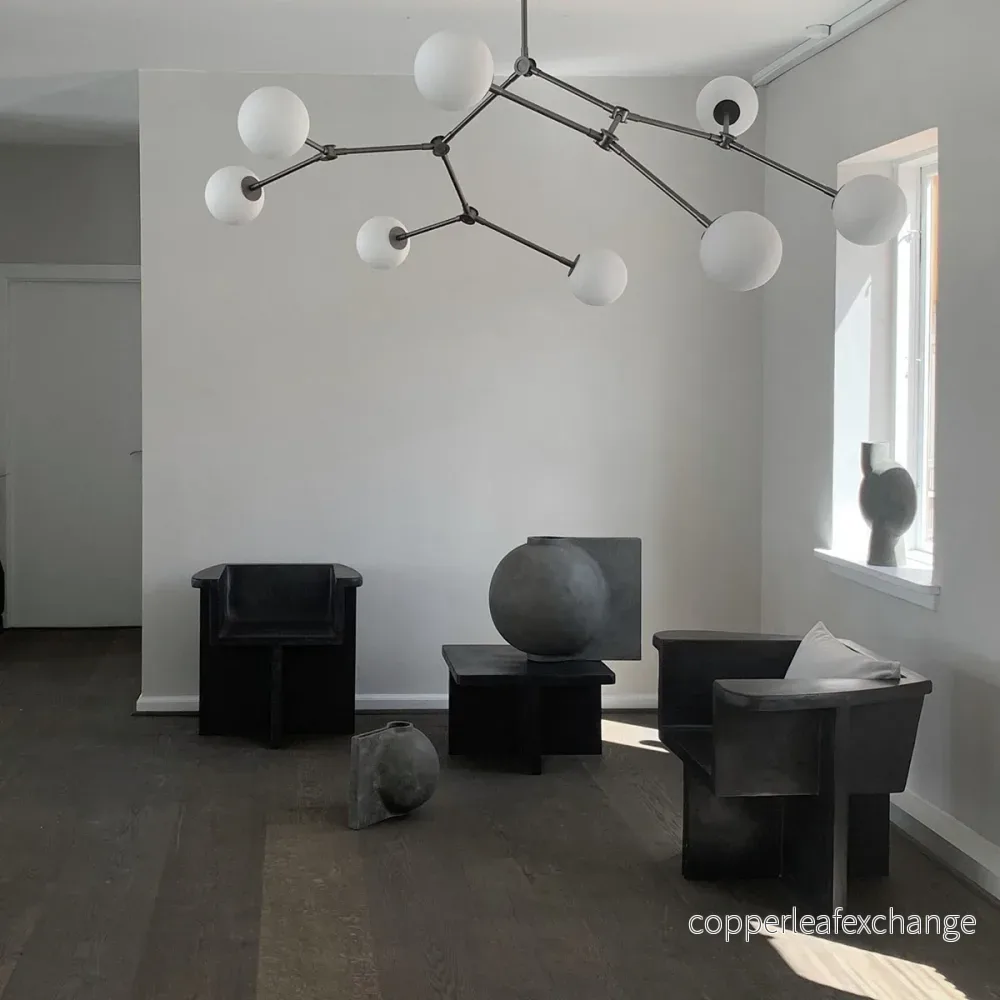Taklampa Drop Bulb, Opalglas - Bild 2