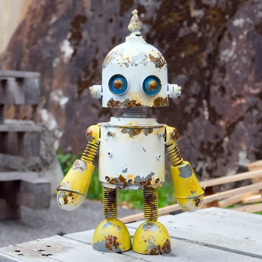W-404 Walter - Vit robot i plåt - Bild 3