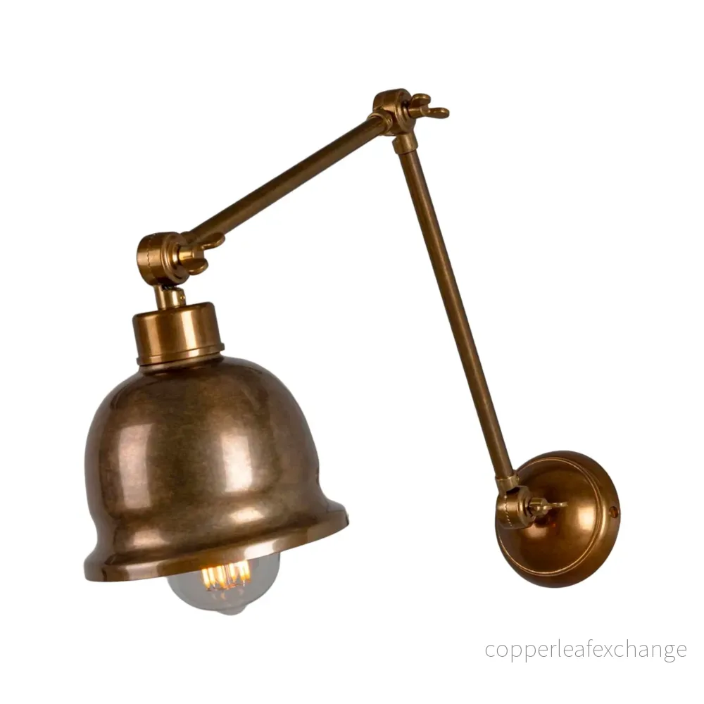 DALE - Vintage Adjustable Brass Picture Light - Bild 2