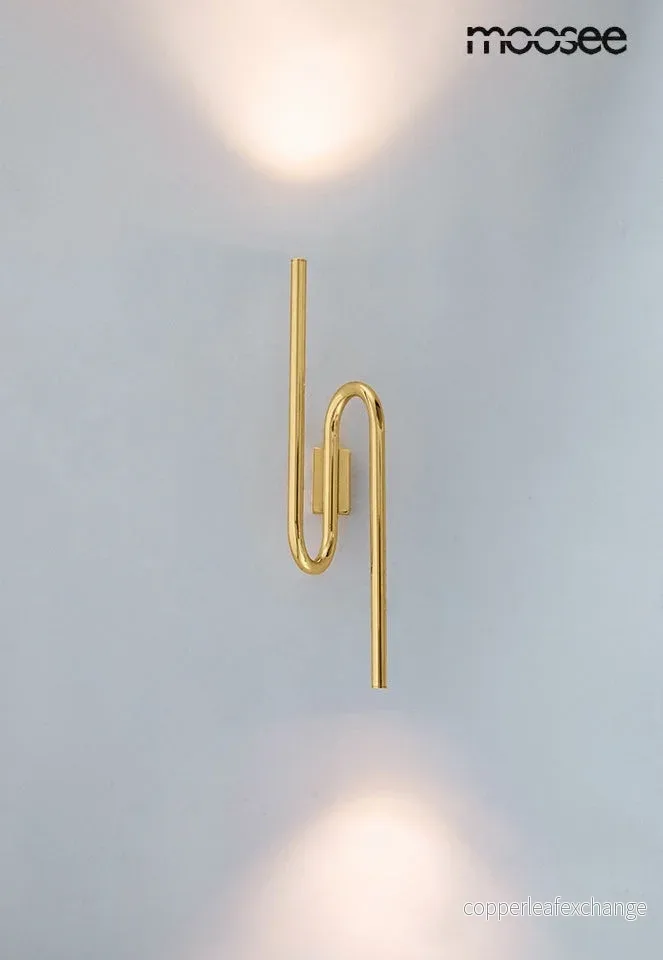 Vägglampa MOOSEE - MACAROON, guld - Bild 2
