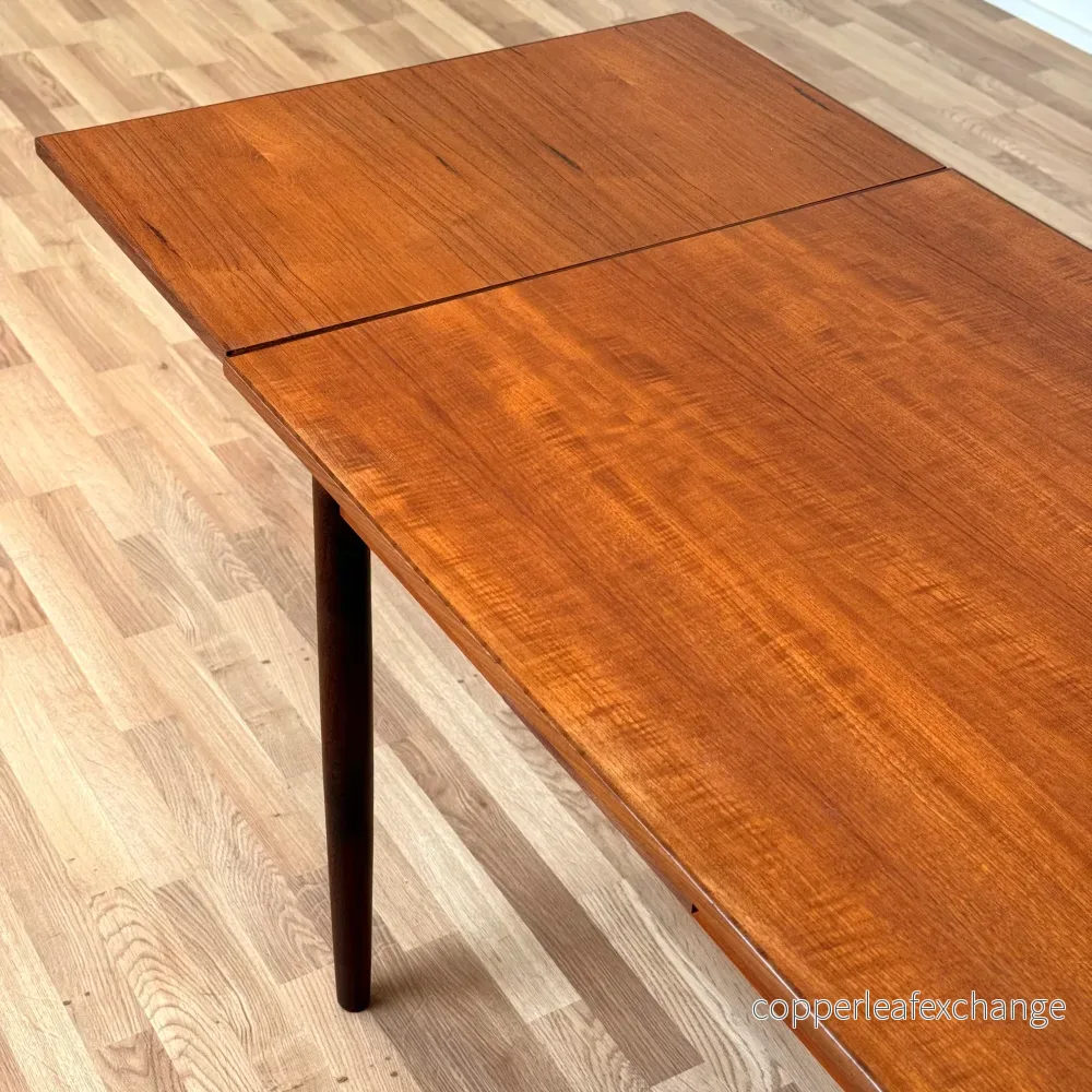 Rektangulärt matbord i teak, 1950-60-tal, Danmark - Bild 3