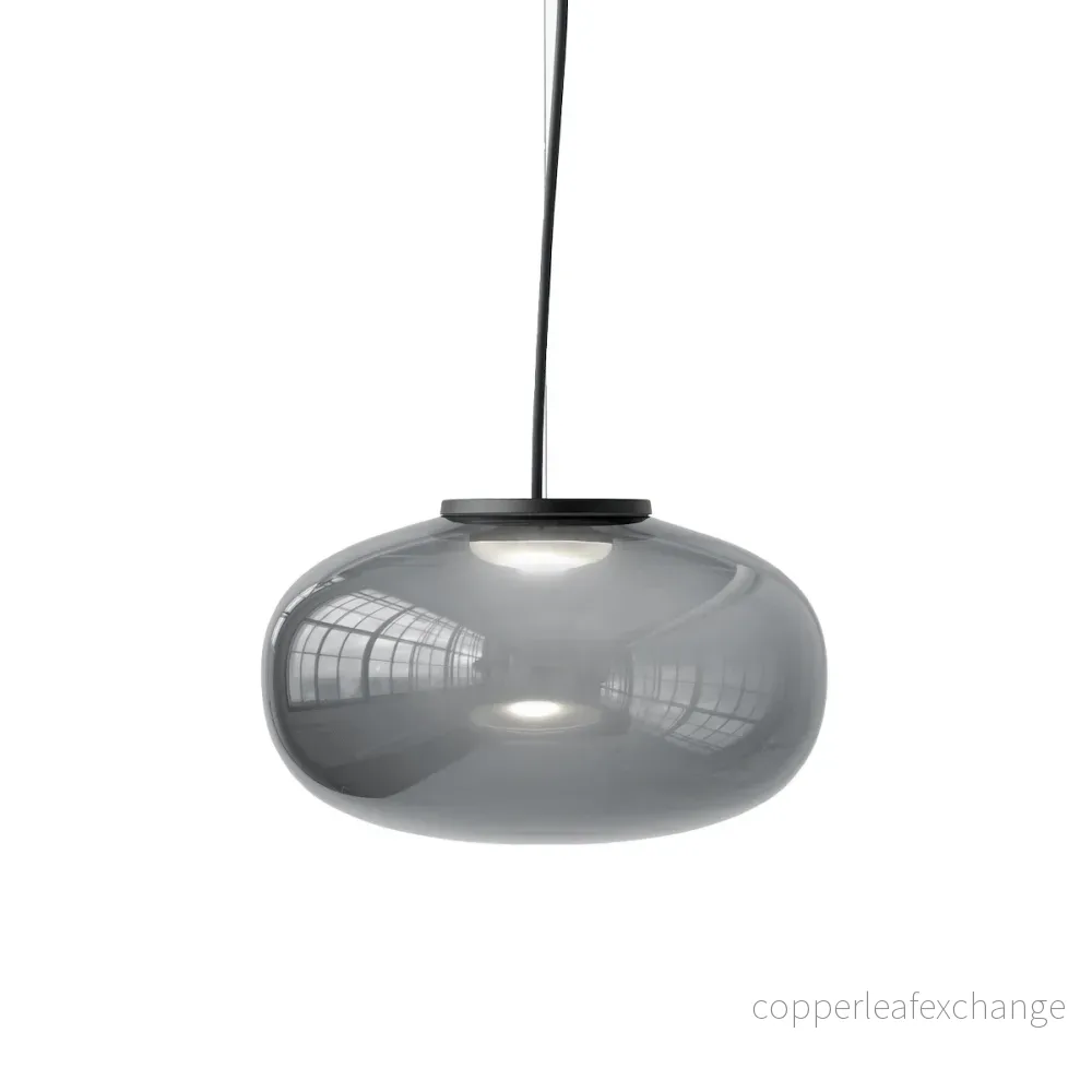 Taklampa Karl-Johan, Rökfärgat glas Taklampa Karl-Johan, Rökfärgat glas