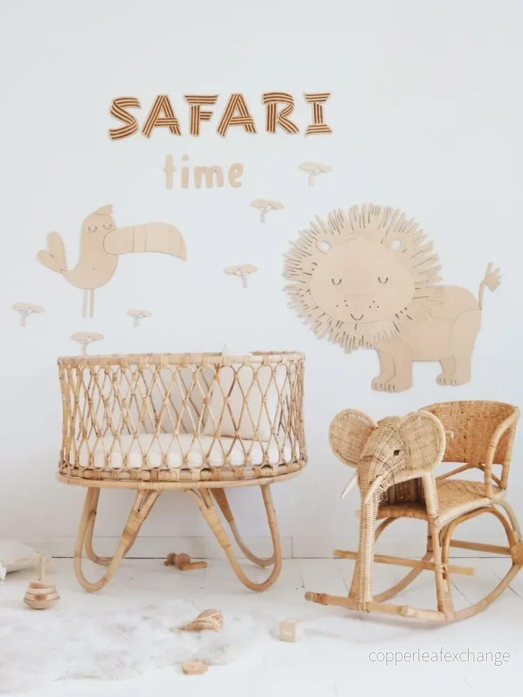 Safari Tukan – Väggdekoration i trä - Bild 2