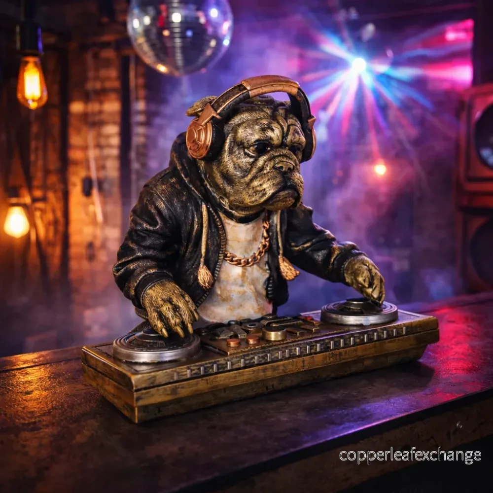 Figur DJ hund Figur DJ hund